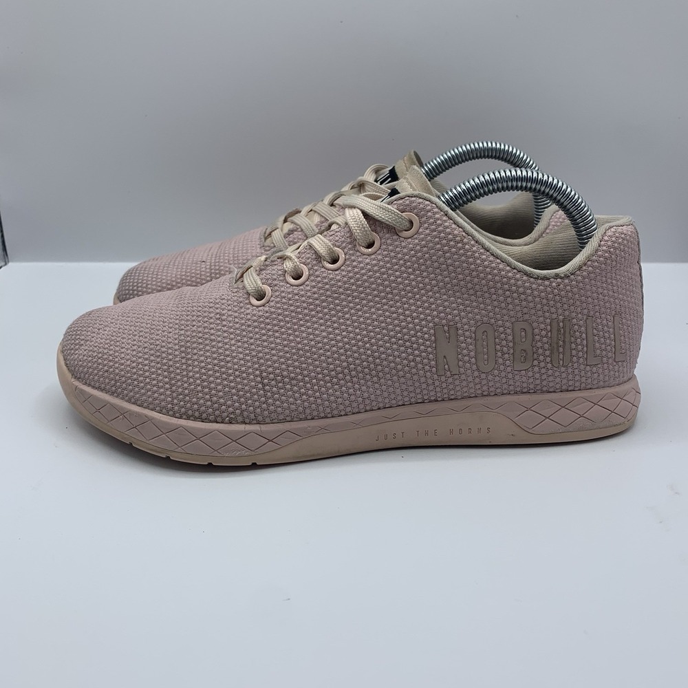 NOBULL Low Trainer Heather Low Top Crossfit Gym Athletic Shoes Pink Blush 8.5